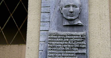 Мемориальная доска подпольщикам и Николаю Дрозду в Минске на доме